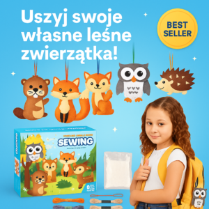 Leśni Przyjaciele – Zestaw do Szycia dla Dzieci